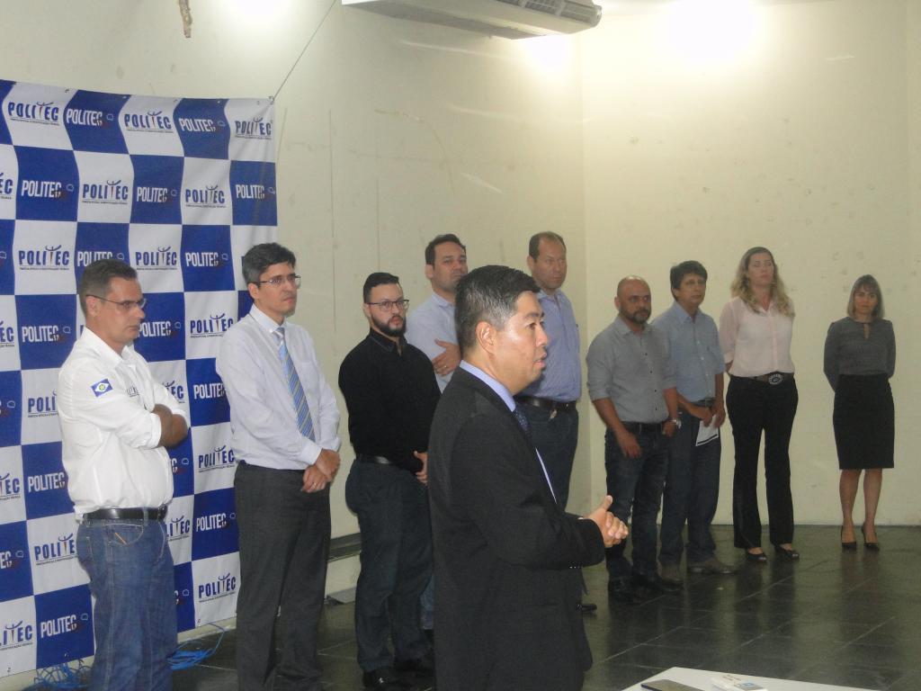 Diretor da Politec apresenta aos servidores nova equipe de diretores