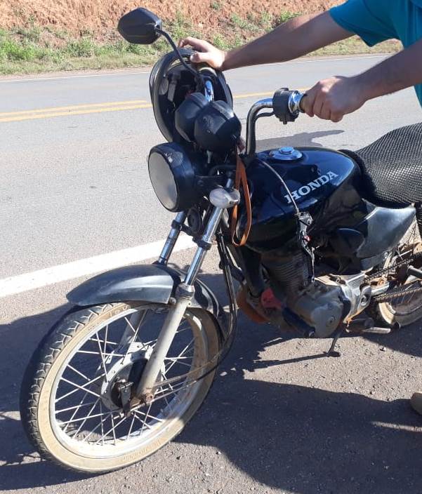 Em Lucas: motociclista sofre escoriações ao atropelar porco na MT-449 