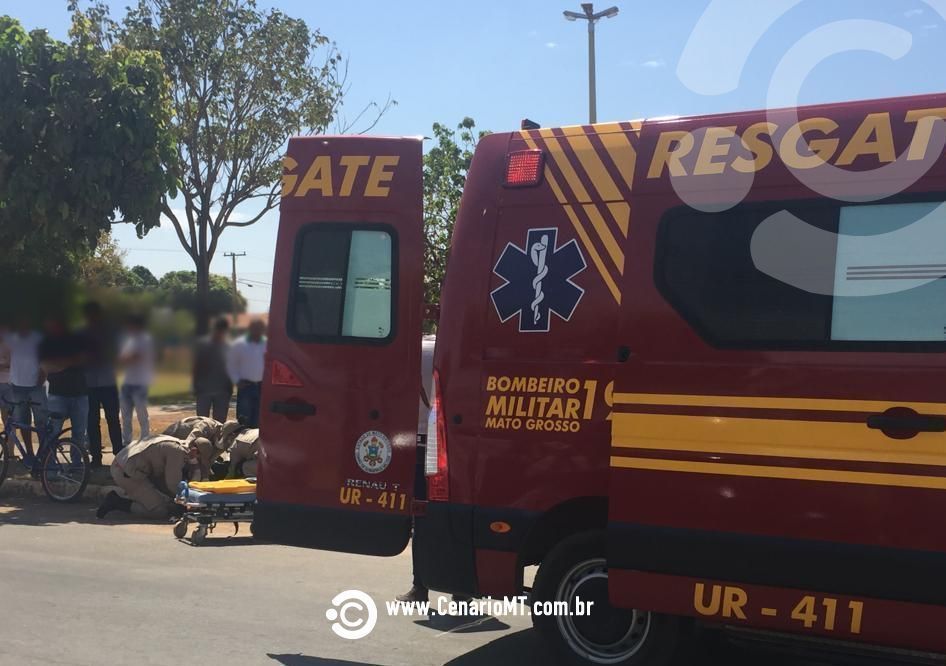 Motoqueiro sofre grave acidente em Lucas do Rio Verde