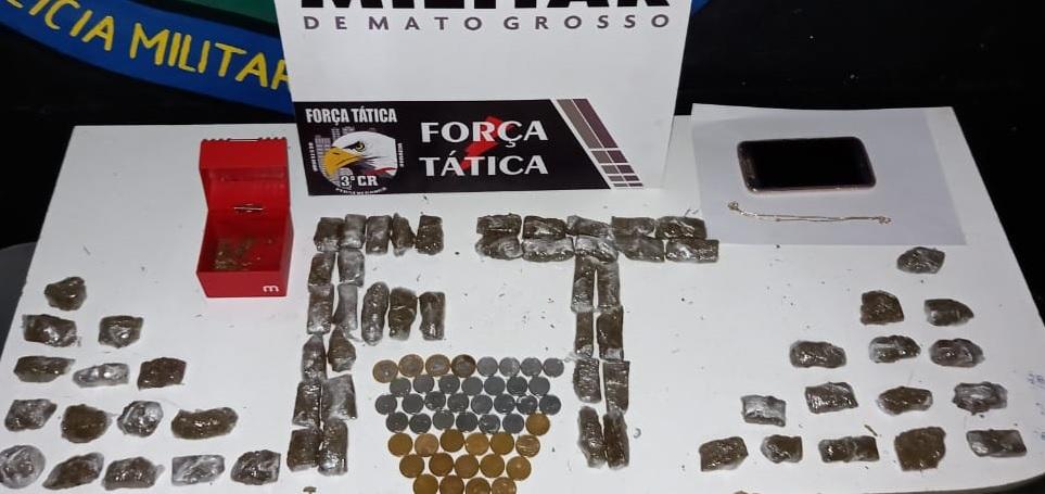 Força Tática prende homem que usava adolescente para vender droga em Sinop
