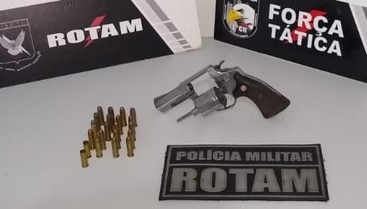 Em abordagem, homem é pego com 13 munições no bolso