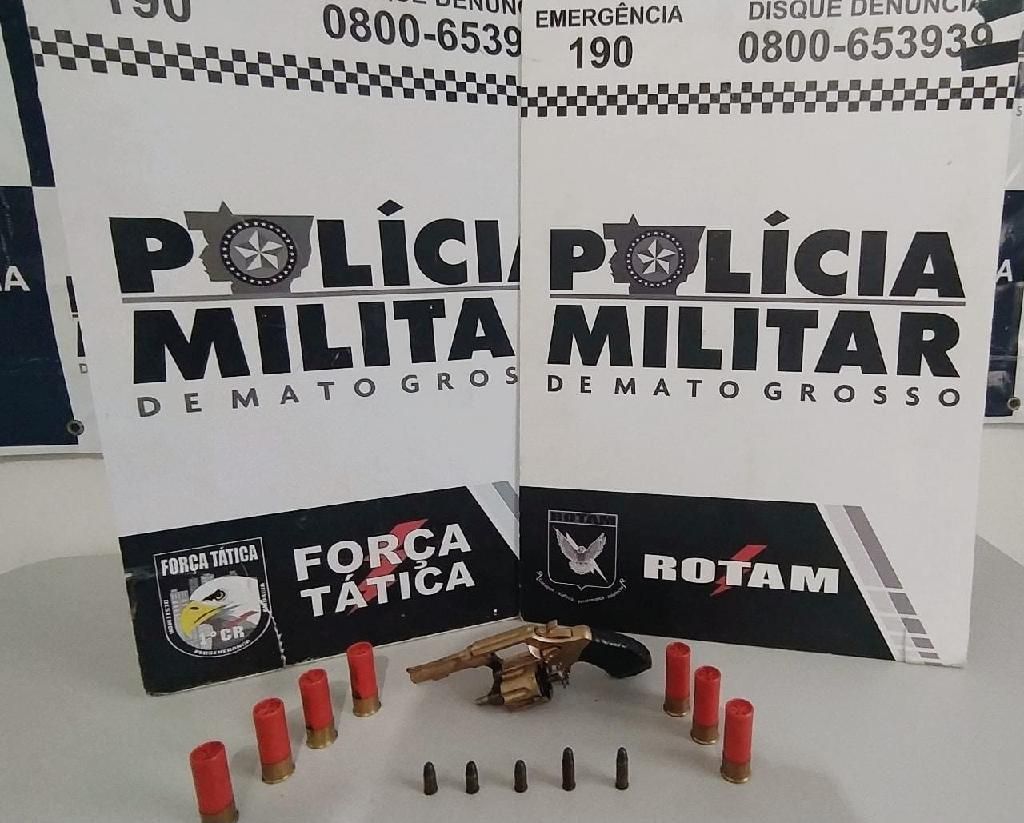 Batalhão Rotam recebe denúncia e apreende revólver municiado em residência