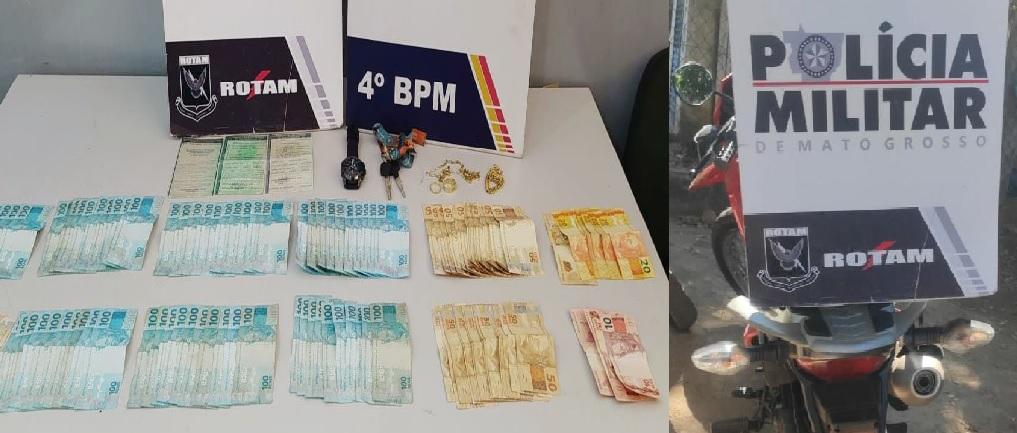 Homem compra motocicleta adulterada e com documentos furtados e é detido junto com vendedor