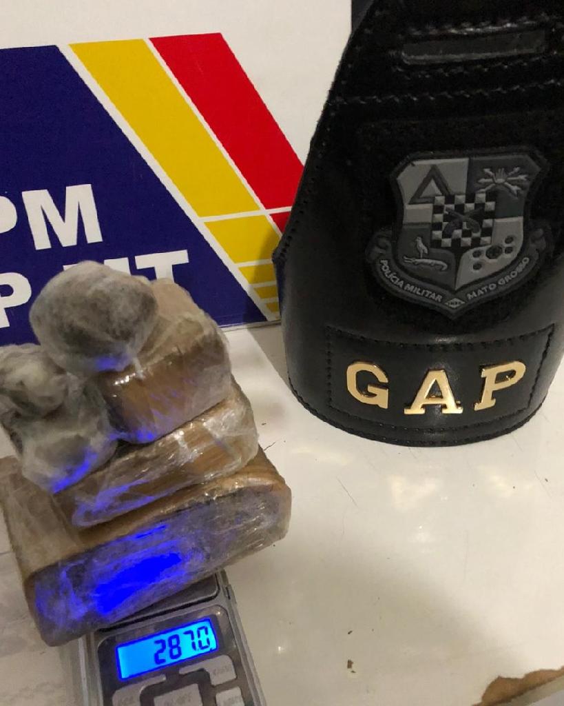 Droga e adolescente são apreendidos em bairro de Sinop
