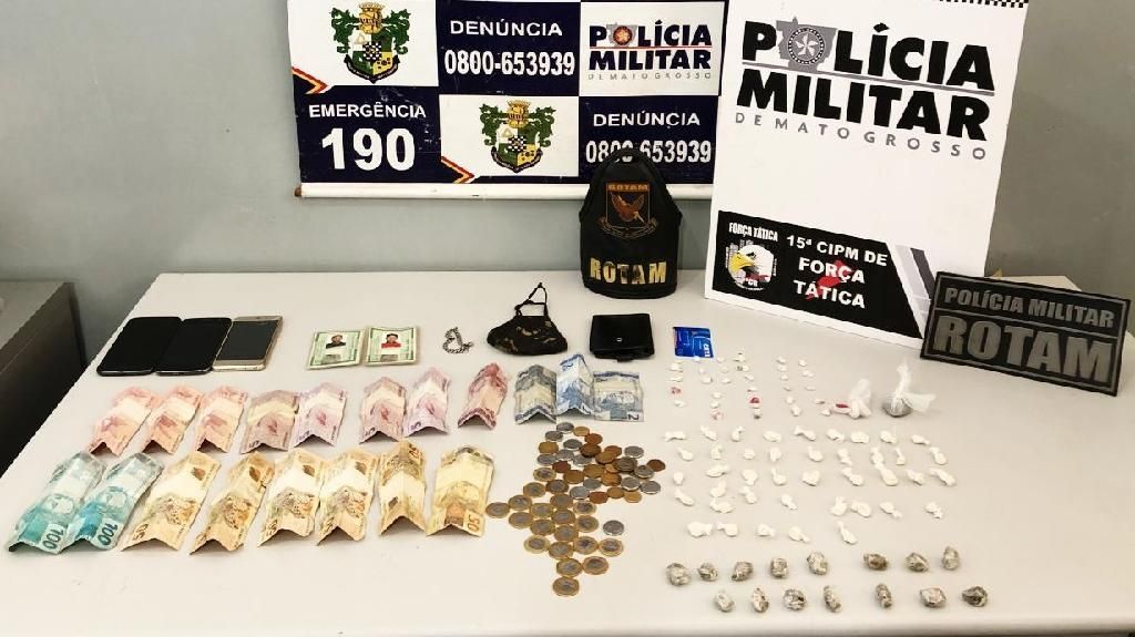 Rotam prende irmãos traficantes e usuária em Várzea Grande e Cuiabá