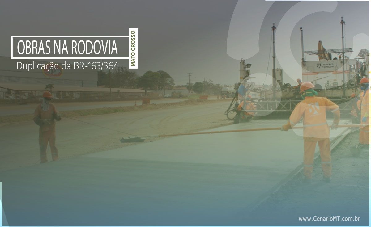 DNIT avança nas obras de duplicação da BR-163/364 em Cuiabá/MT