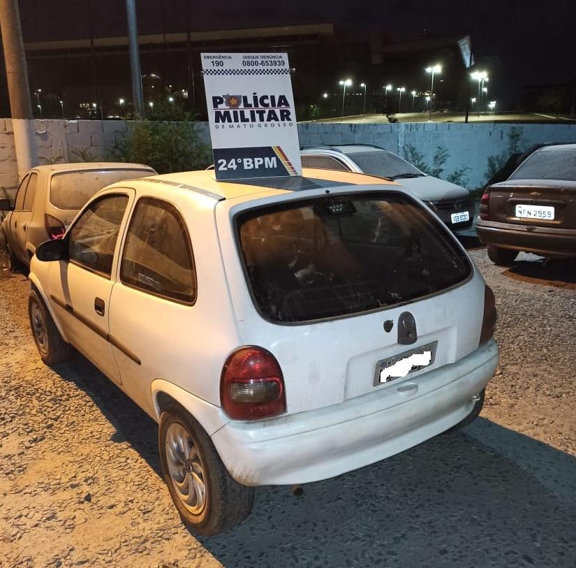 PM recupera carro com queixa de furto em Mato Grosso