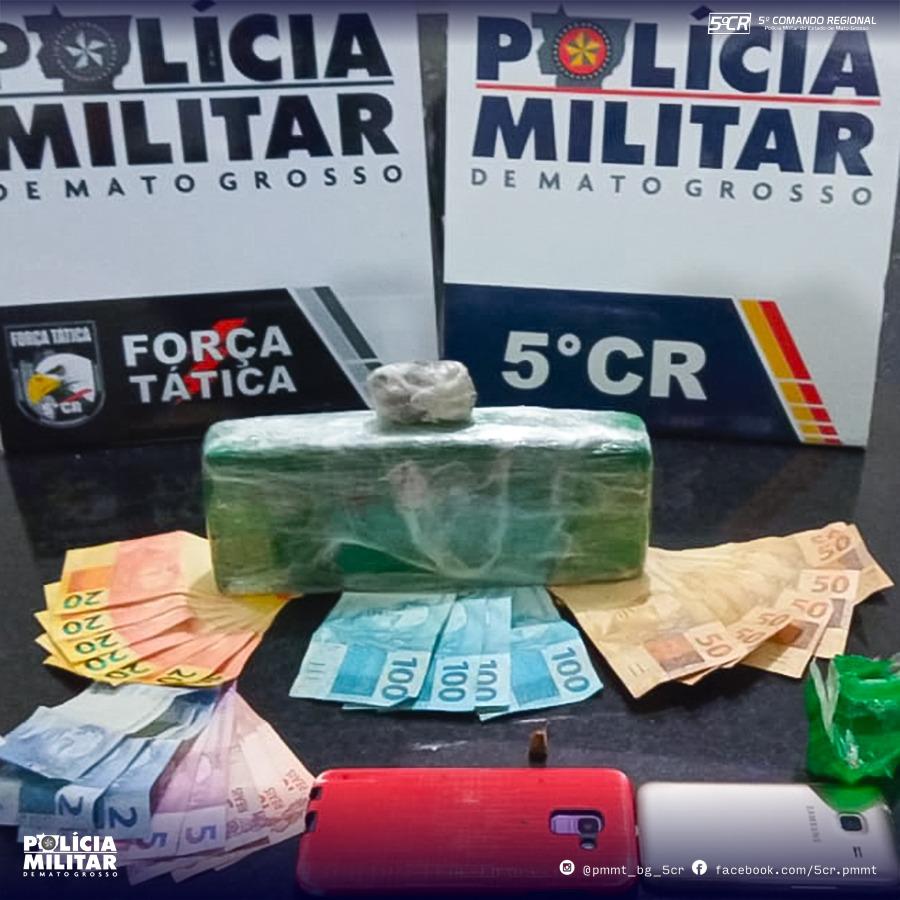 Traficante entrega droga escondida na casa dos pais em Mato Grosso