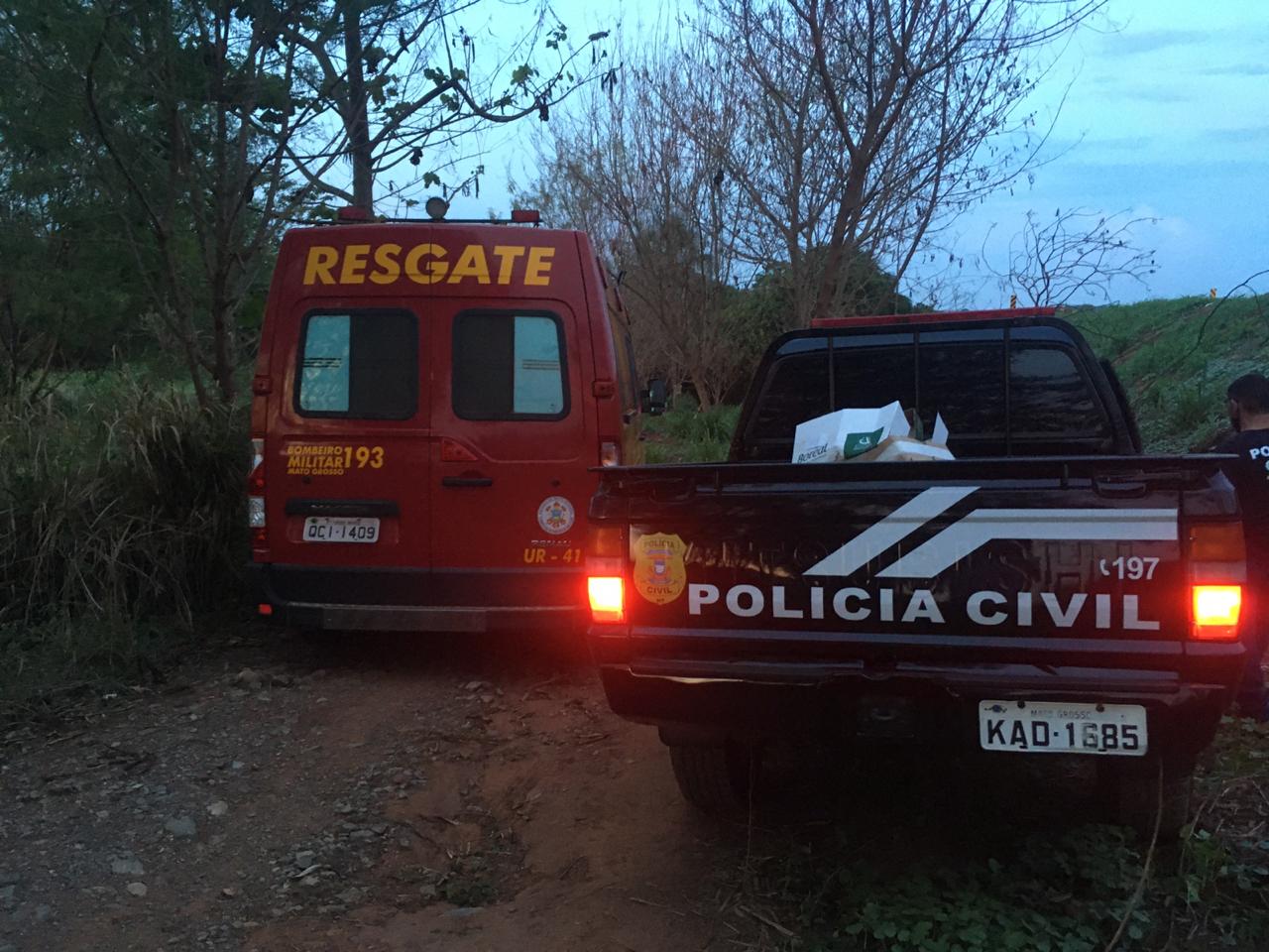 Corpo com tijolo amarrado e diversas perfurações é localizado no Rio Verde, em Lucas do Rio Verde