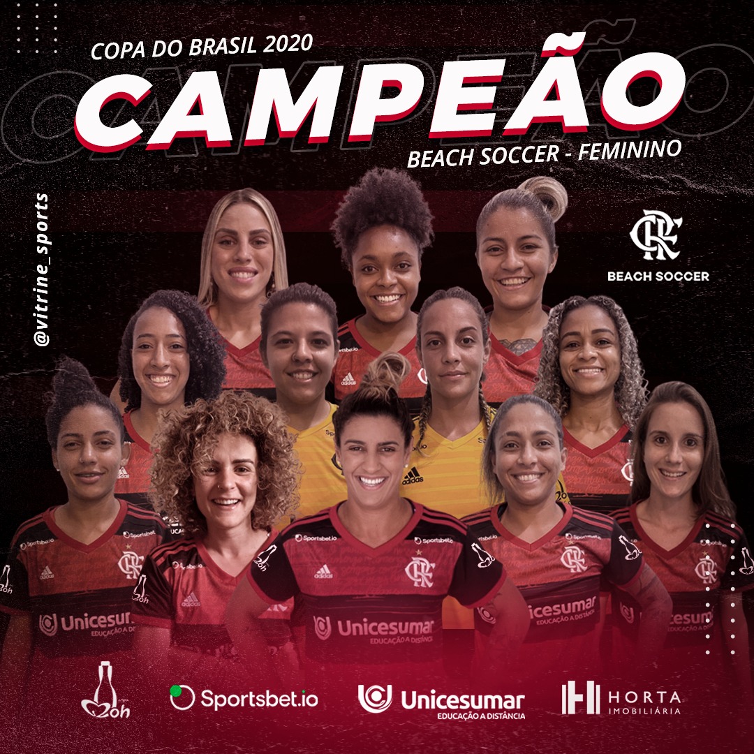 Flamengo derrota o Vasco nos pênaltis e é campeão da Copa do Brasil de Beach Soccer Feminino