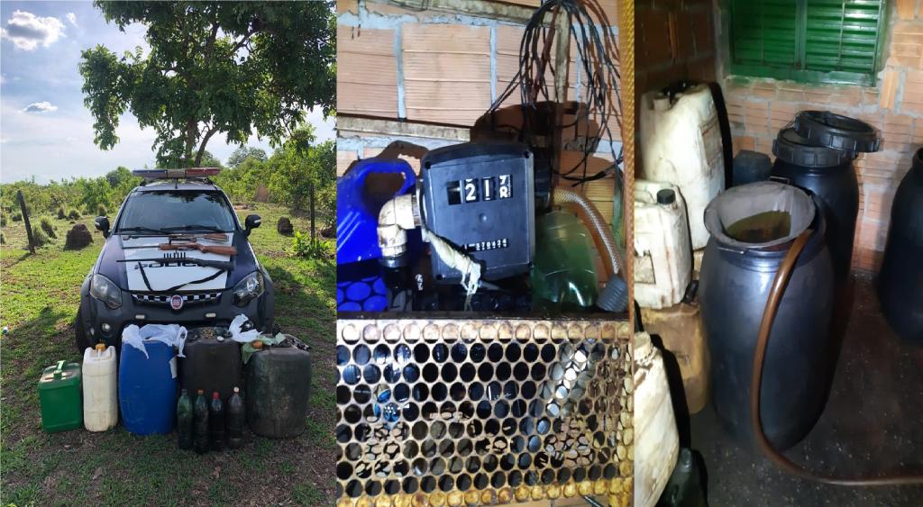 Dois homens são presos por venderem combustível de forma clandestina nas BRs 163 e 364