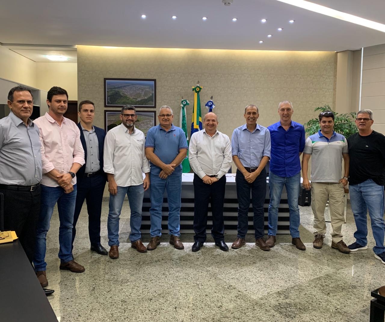 Binotti recebe prefeito eleito Miguel Vaz e equipe de transição