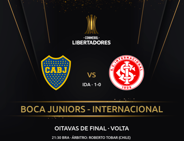 Jogo do Internacional ao vivo: veja onde assistir Boca Juniors x Inter ao vivo na TV e Online pela Libertadores