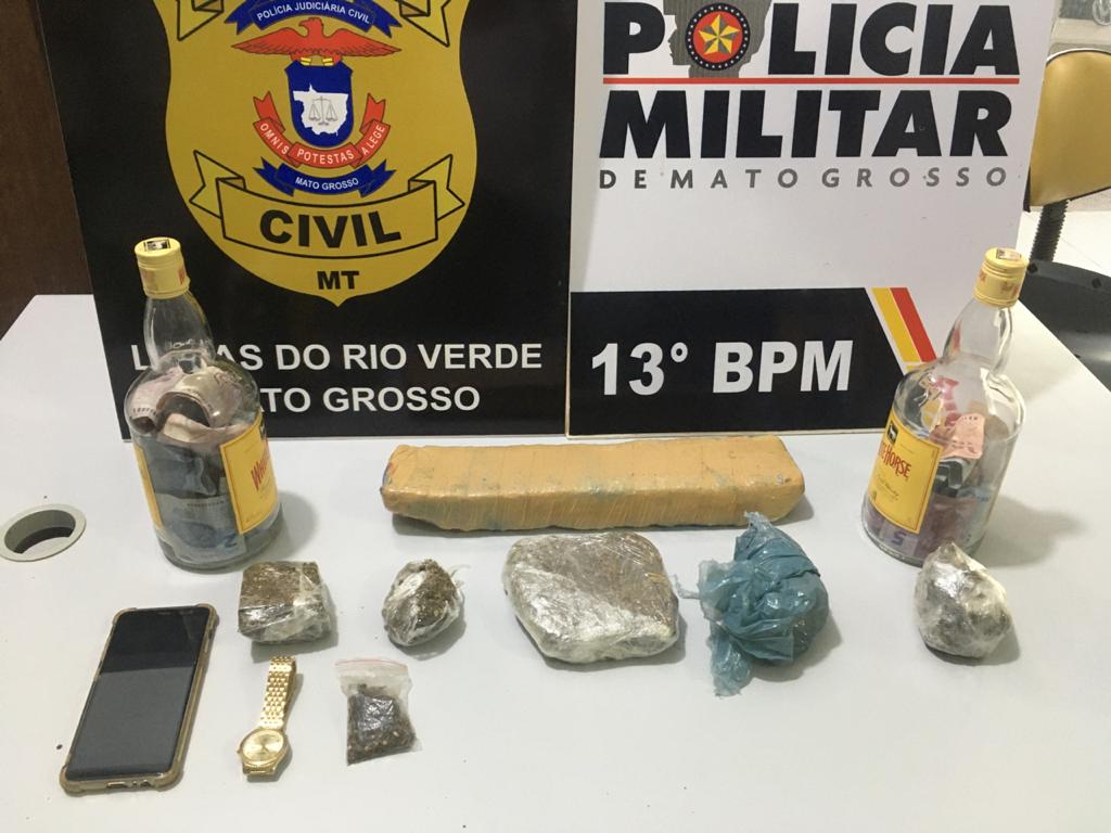 Maconha armazenada em geladeira é apreendida em Lucas do Rio Verde