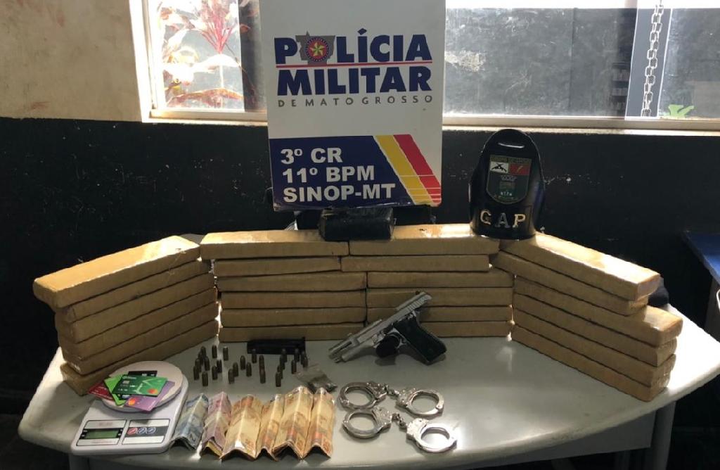 PM descobre rede de tráfico de droga em Sinop