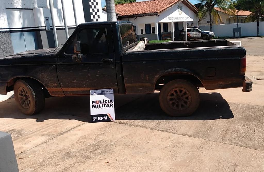 PM recupera caminhonete e encaminha homem por receptação em Mato Grosso