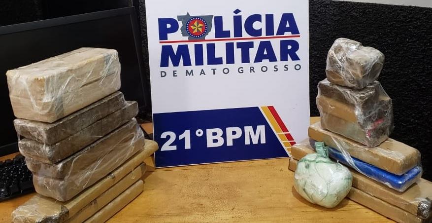 Quadrilha é detida com 16 tabletes de entorpecente em Porto dos Gaúchos