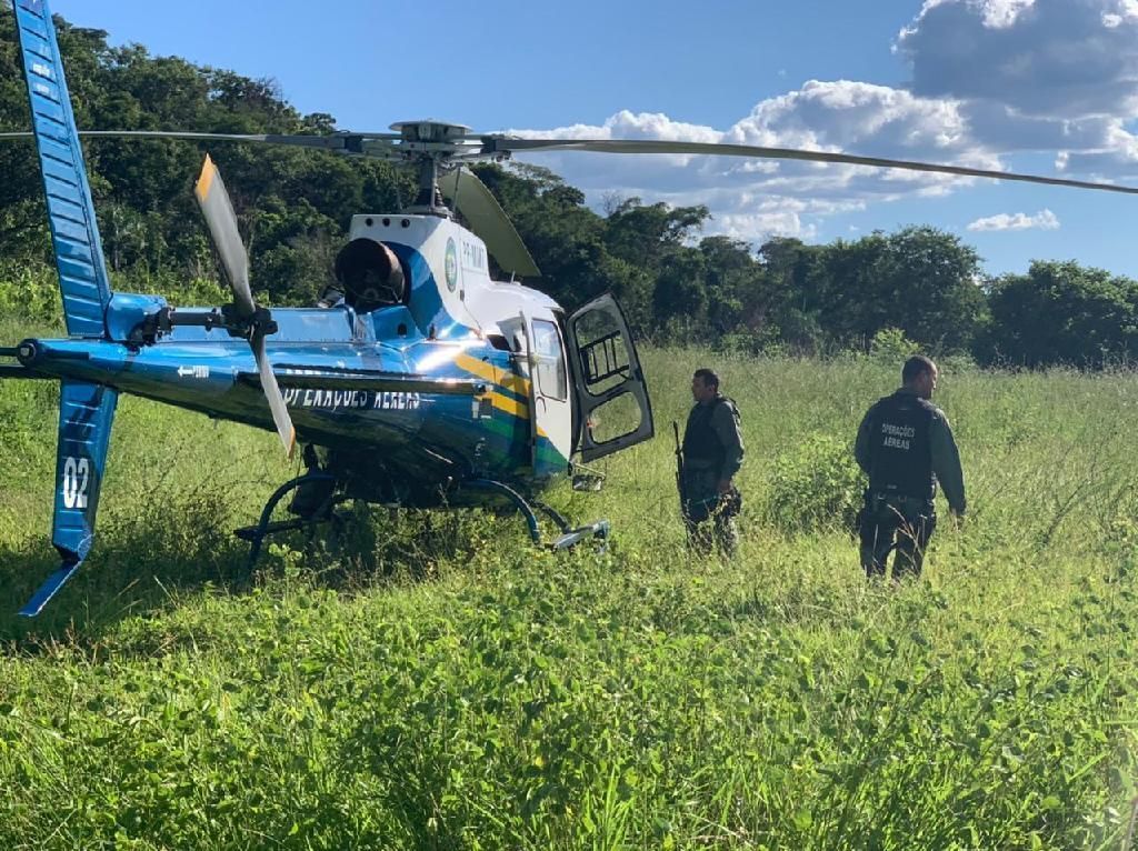 Com ajuda do helicóptero do Ciopaer, polícia prende homem acusado de roubo e estupro em MT