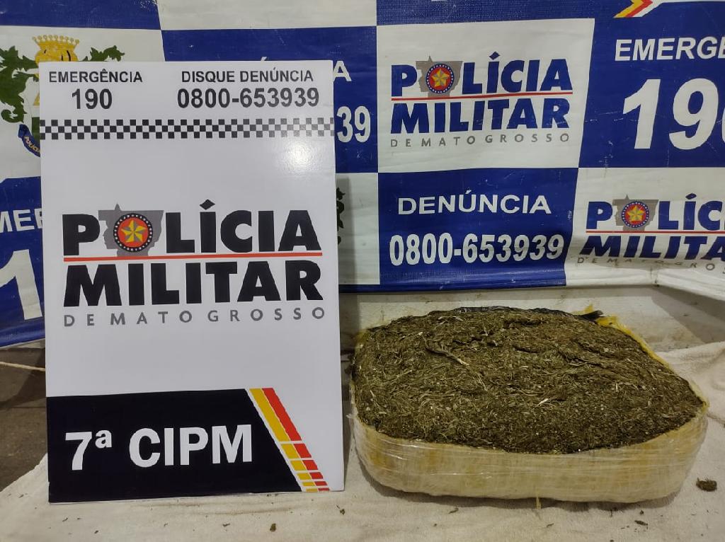 Homem é preso com 4kg de maconha na rodoviária