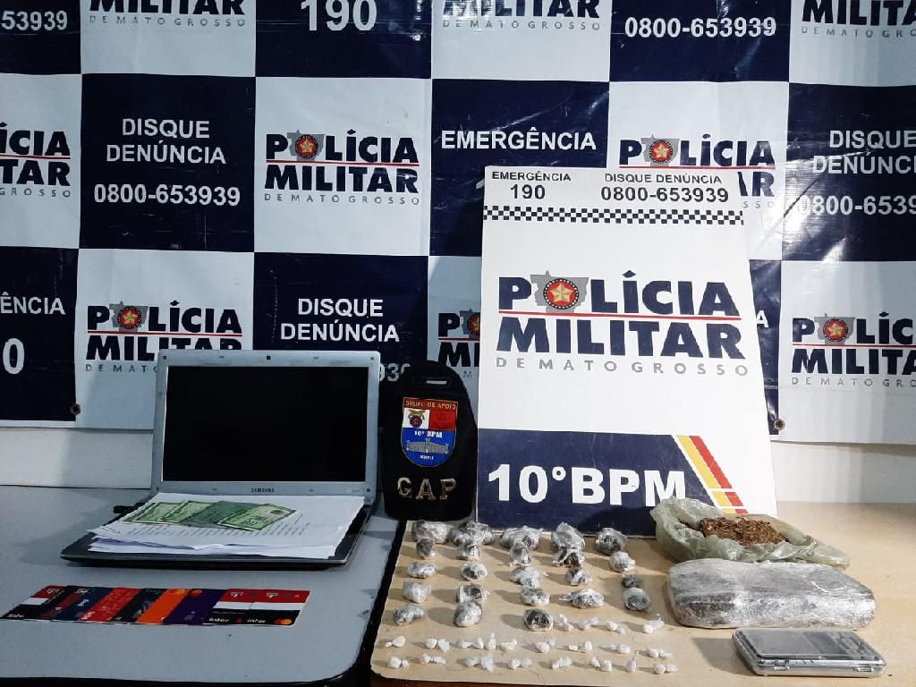 Homem é preso por tráfico de droga e golpes em site de vendas
