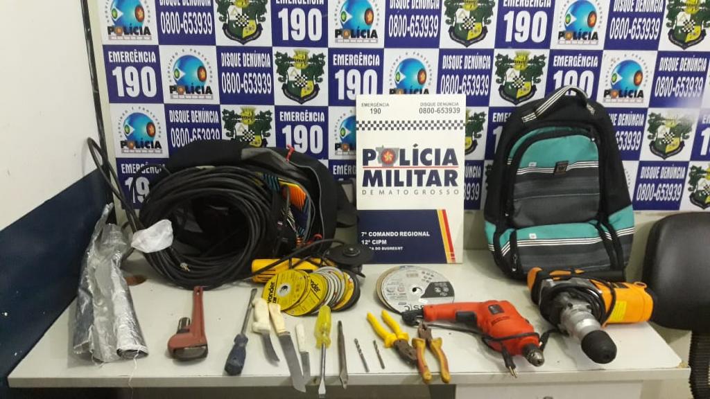 Sete homens são presos em tentativa de furto à agência bancaria em Mato Grosso