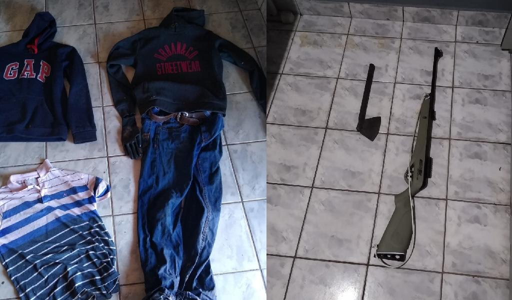 Trio é preso logo depois de tentativa de roubo em sítio