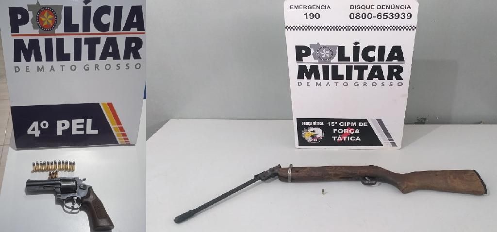 Dois homens são pegos armados em Várzea Grande e Paranaíta
