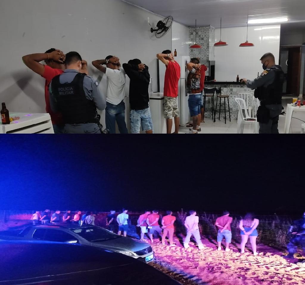 Polícia Militar dispersa aglomerações em Rondonópolis e Água Boa e aplica R$ 31 mil em multas