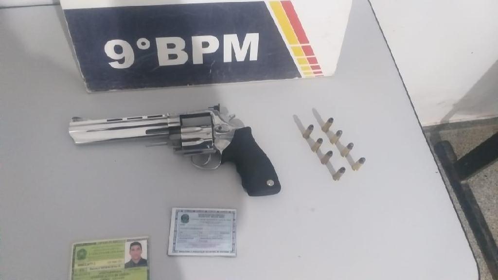 PM prende homem por ameaça e porte ilegal de arma de fogo em Cuiabá