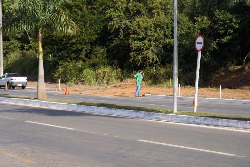 Prefeitura inicia obra de nova rotatória em Lucas do Rio Verde
