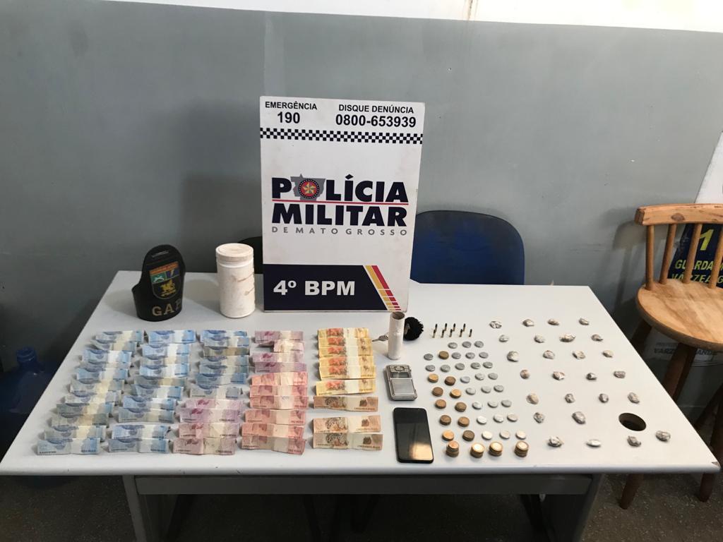 Denúncia auxilia na prisão de casal por tráfico de droga em Várzea Grande