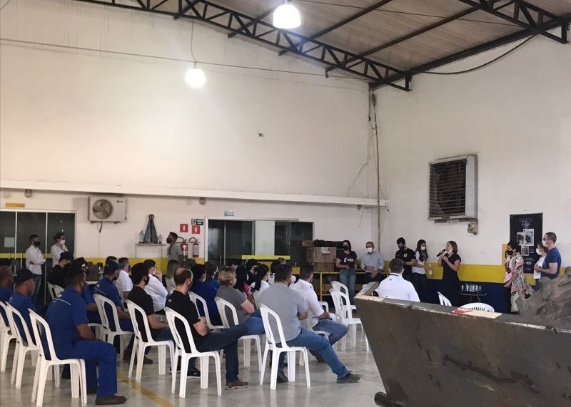 Agosto Lilás: Município e parceiros orientam funcionários sobre consequências da violência doméstica