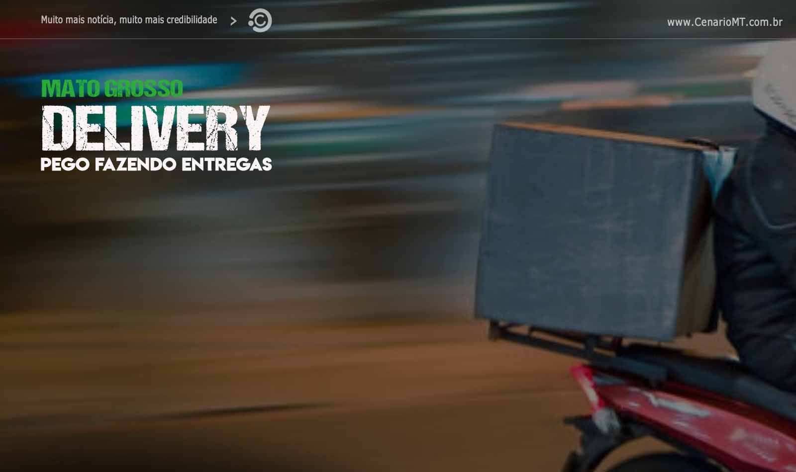 Delivery: motoboy é preso com cardápio de drogas no interior de MT