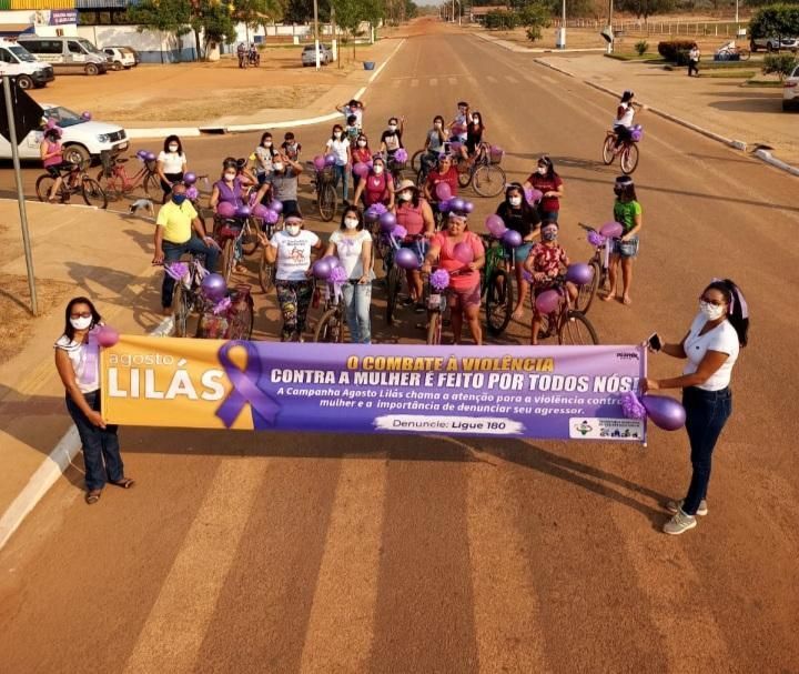PM e moradores de Novo Santo Antônio promovem ações educativas sobre violência contra a mulher