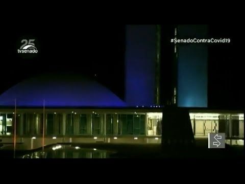 video congresso ganha iluminacao especial para lembrar dia da atrofia muscular espinhal