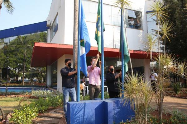 Ato cívico e hasteamento de bandeiras abre oficialmente a Semana da Pátria em Sorriso
