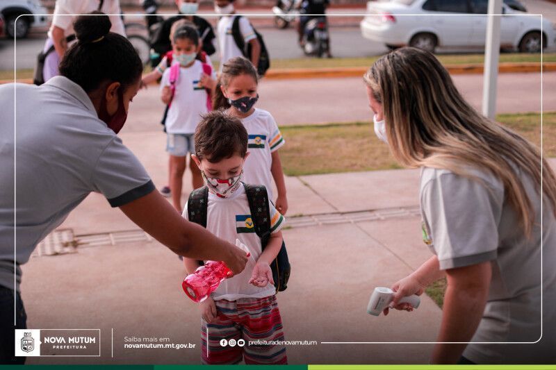 Escolas da rede municipal de ensino retornam às atividades 100% presenciais em Nova Mutum