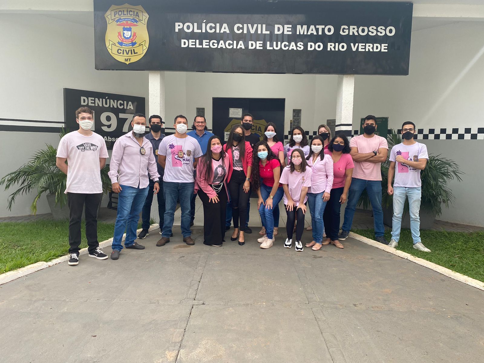 Polícia Civil realiza ações dentro da Campanha Outubro Rosa na Delegacia de Lucas do Rio Verde