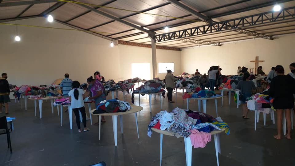 Igreja católica prepara bazar paroquial para a próxima semana em Lucas do Rio Verde