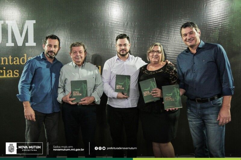 Lançamento do livro ‘História de Nova Mutum’ é marcada com homenagem a pioneiros