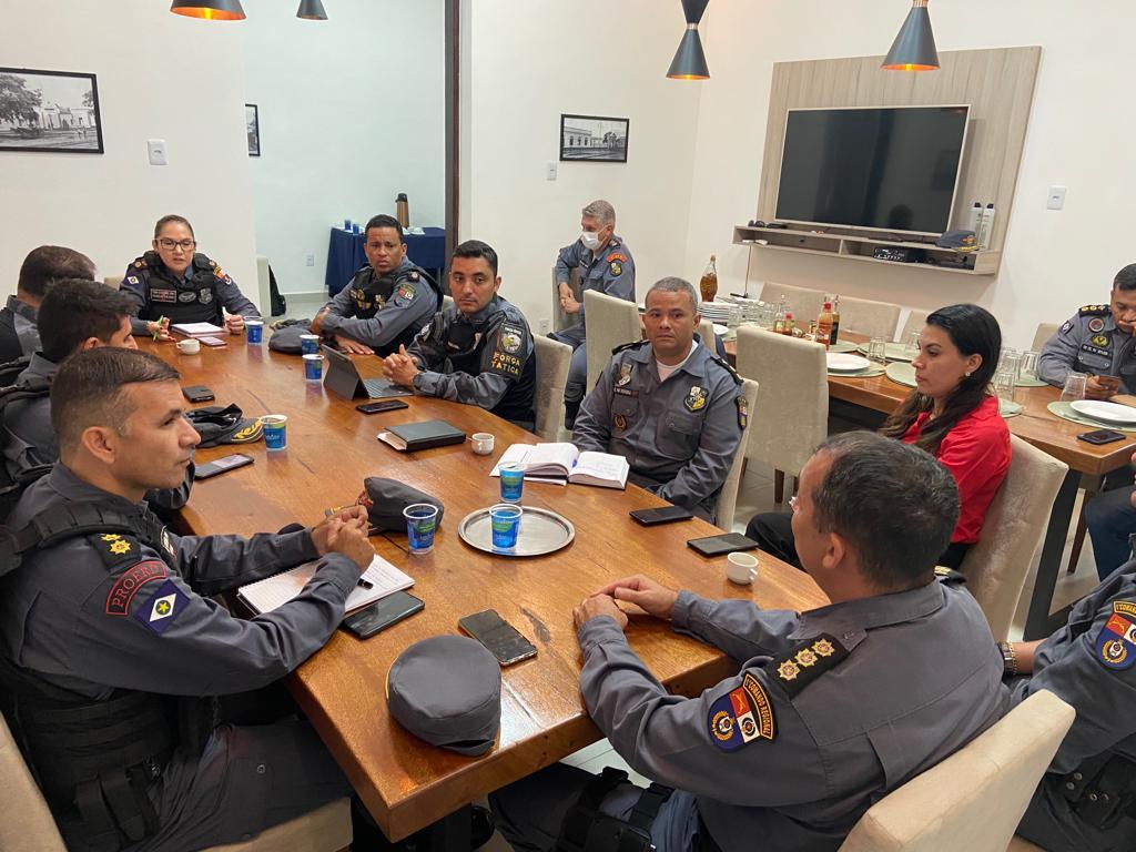 1º Comando Regional faz planejamento de reforço no policiamento da Capital