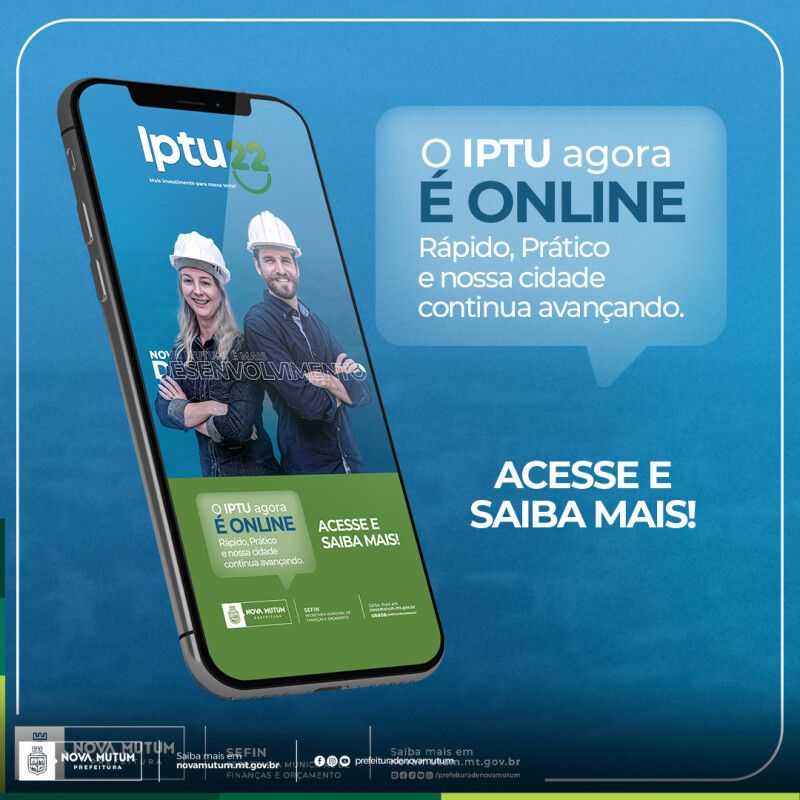 Nova Mutum lança campanha de IPTU com 17% de descontos