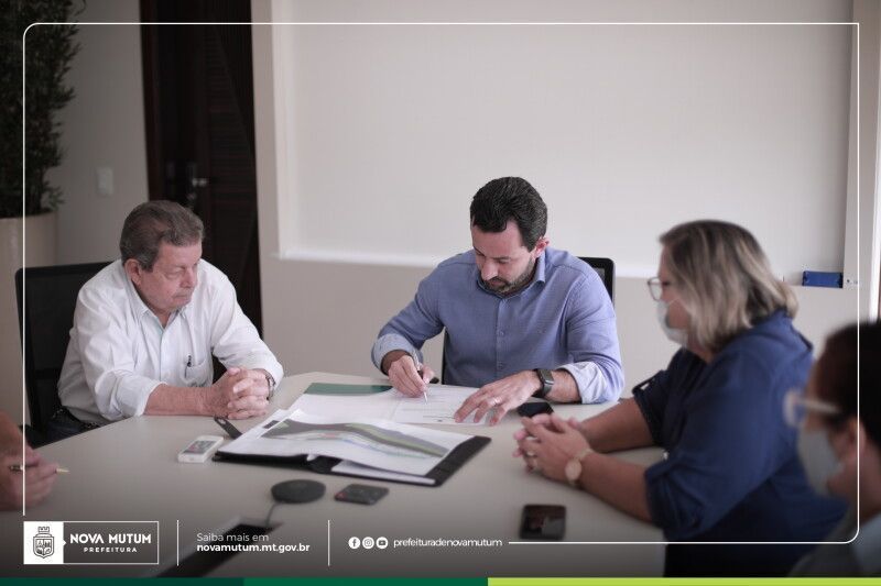 Assinada ordem de serviço para construção de escola municipal com investimentos de R$ 10 milhões