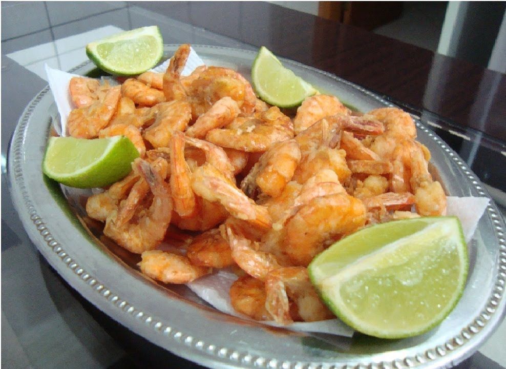 camarão frito