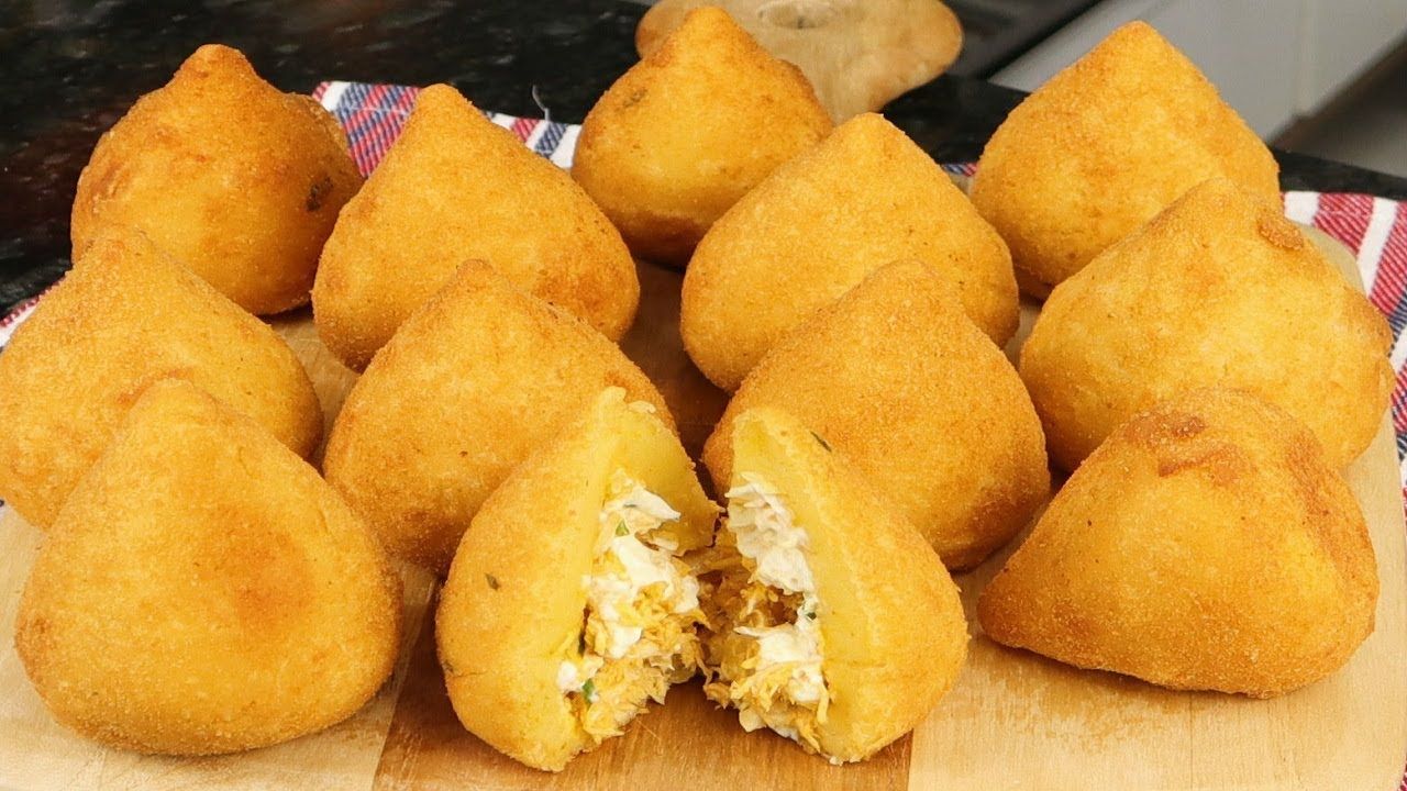 como fazer coxinha de frango