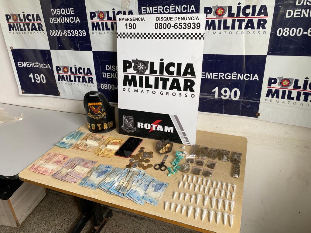 Rotam estoura boca de fumo e prende dois homens na Capital