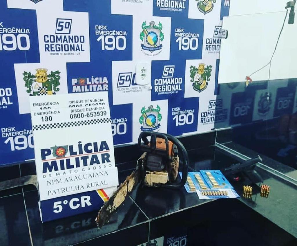 Três são presos por desmatamento em MT