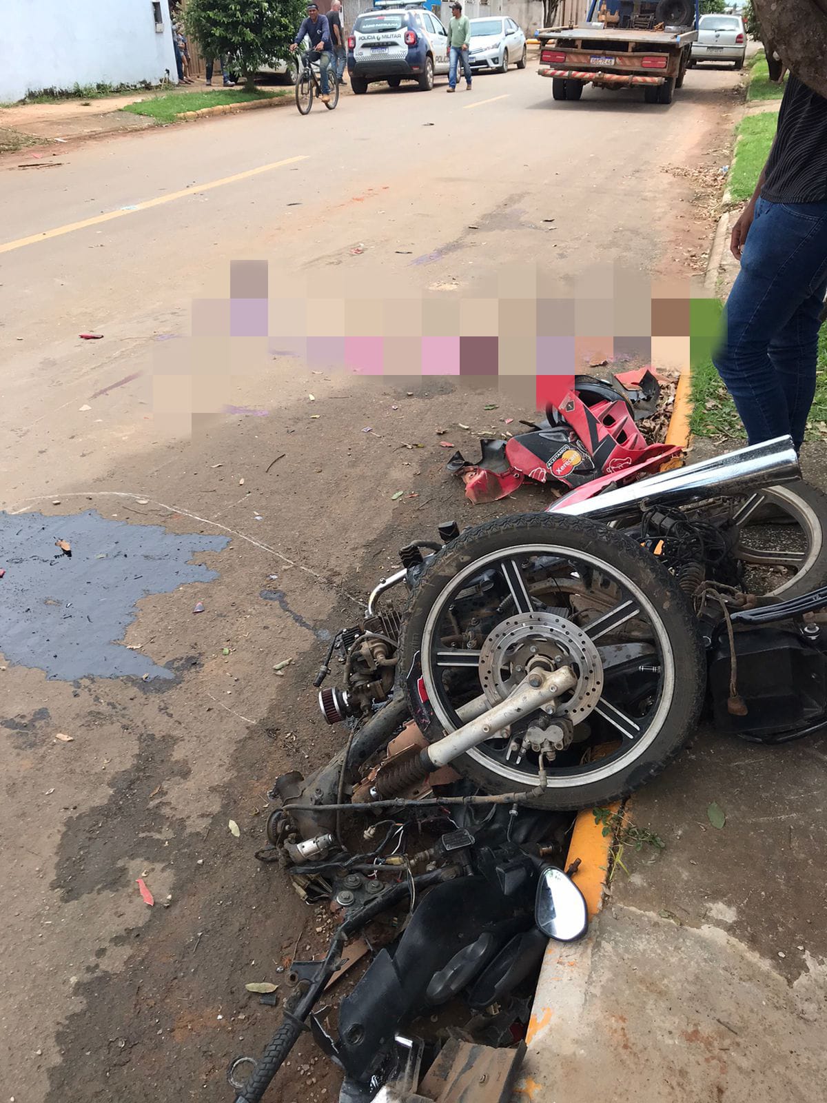 Adolescente fica em estado grave após acidente de trânsito em Lucas do Rio Verde