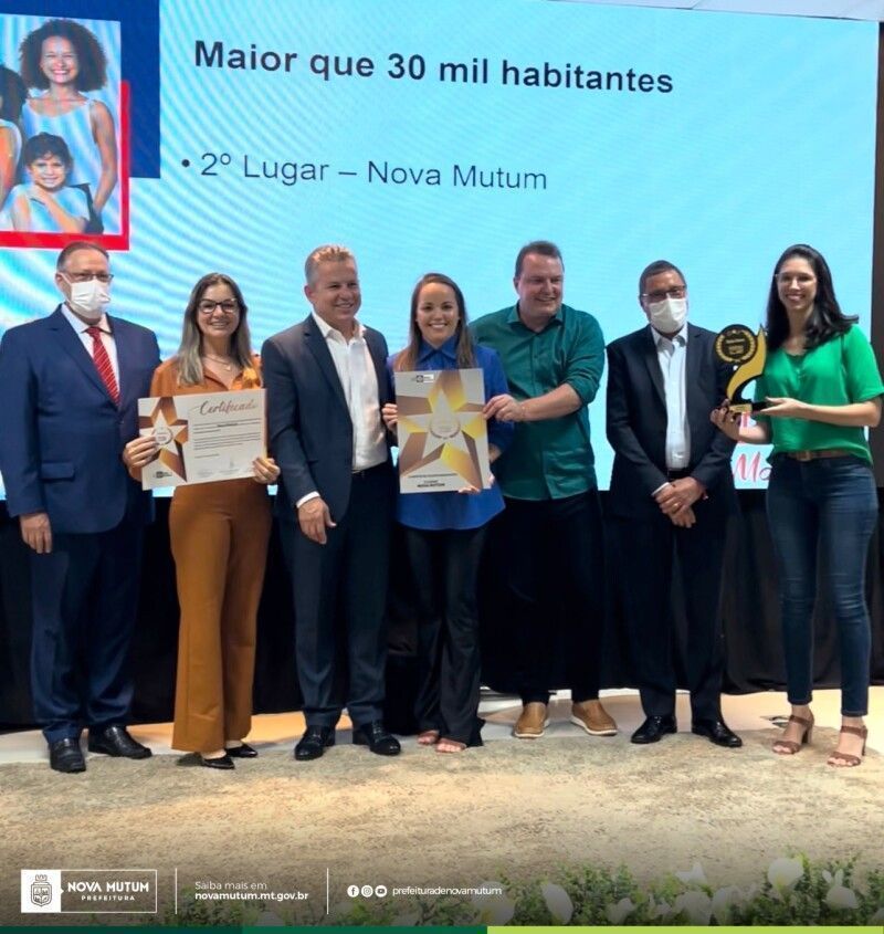 Nova Mutum recebe prêmio por excelente performance junto ao Programa Imuniza Mais MT