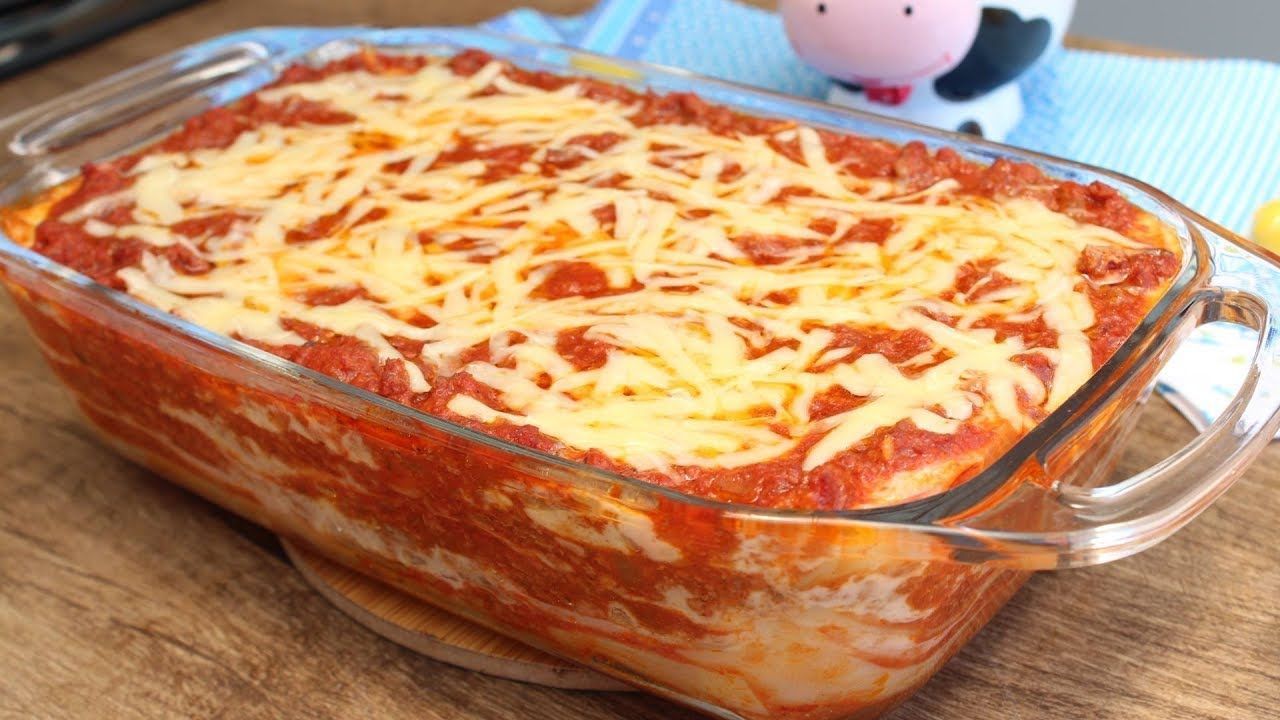 receita de lasanha bolonhesa